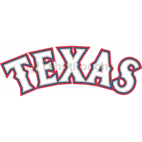 Texas Rangers T-shirts Iron On Transfers N1976